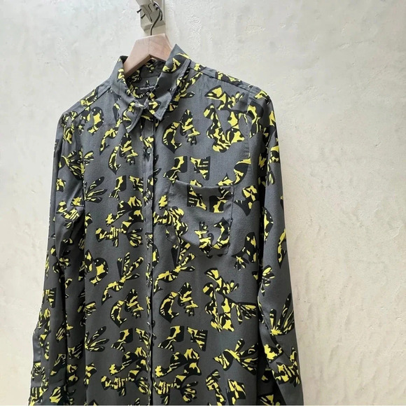 Banana Republic Silk Shirt Size S 100% Silk Luxe Statementcore - Picture 10 of 11
